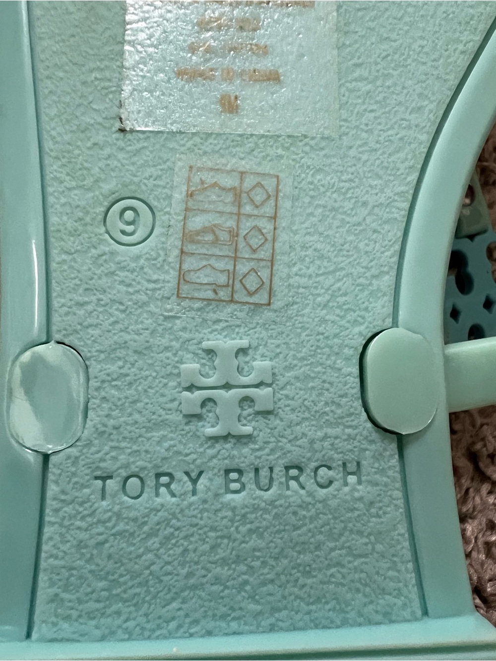 Tory Burch Jelly Thong Sandals Size 9 - Picture 6 of 6